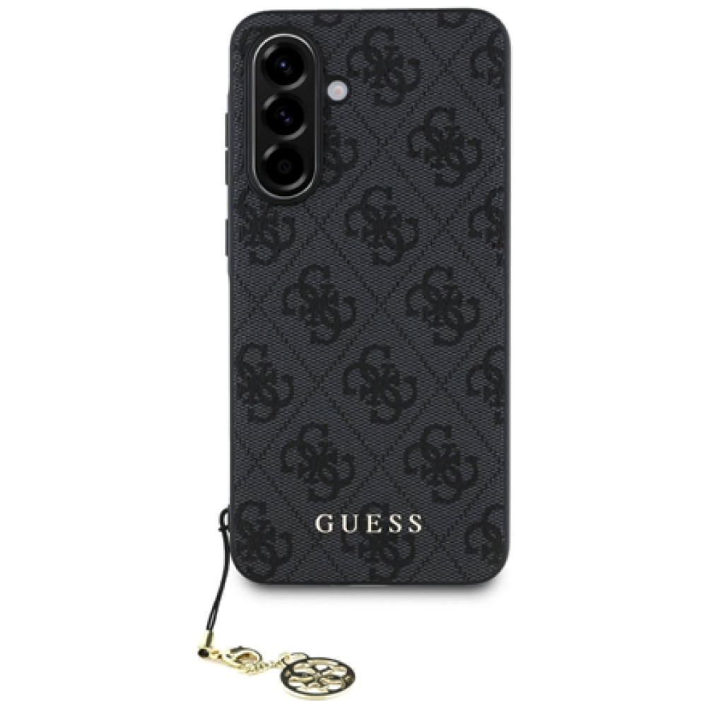 GUESS , 4G Charms Collection , Case , Samsung , Galaxy A56 , TPU/PC/Eco leather , Black