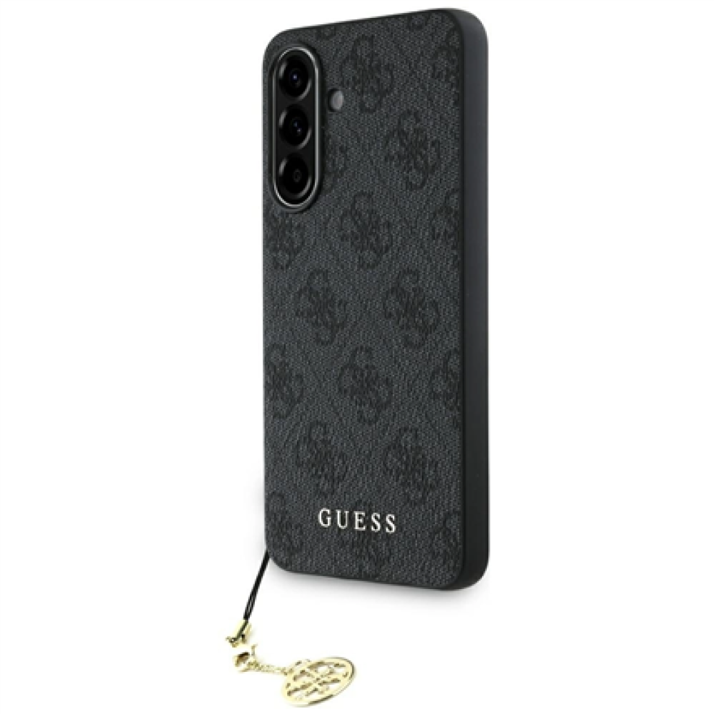 GUESS , 4G Charms Collection , Case , Samsung , Galaxy A56 , TPU/PC/Eco leather , Black