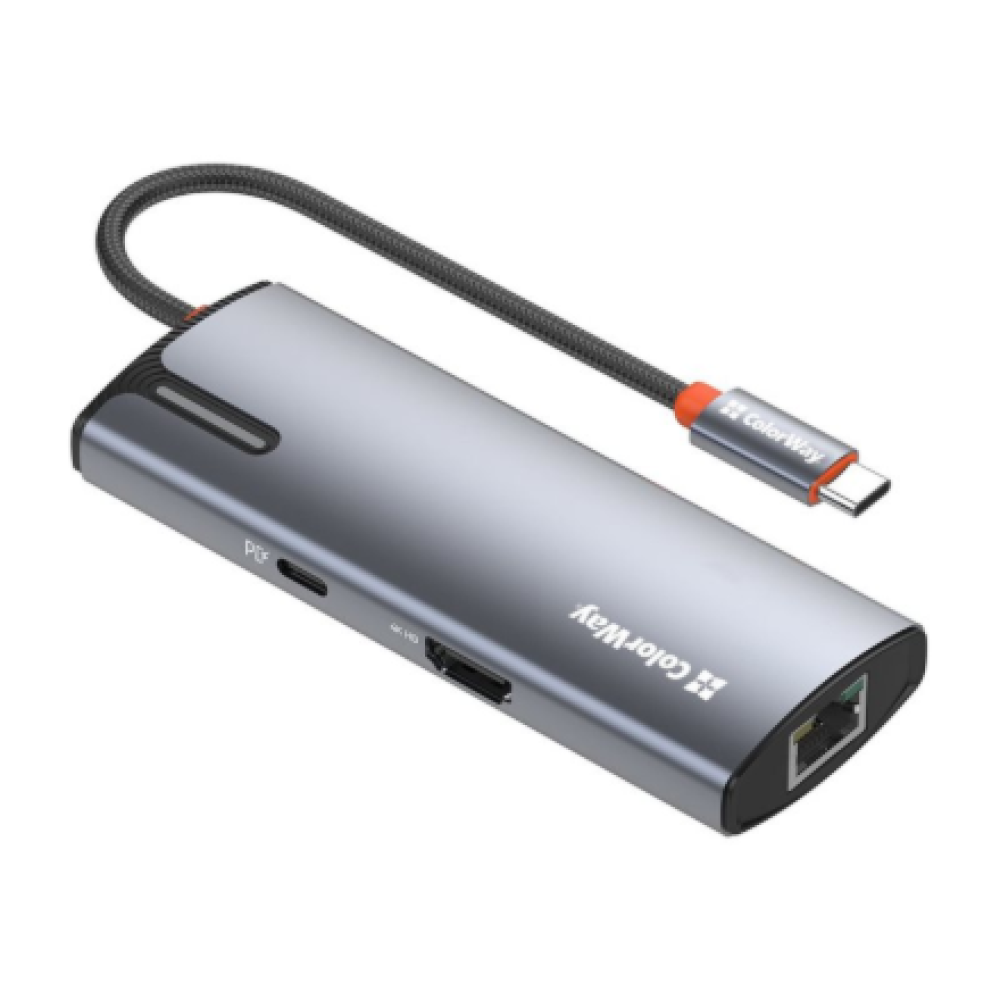 ColorWay 6-in-1 Docking Station , CW-HUB02 , 100 W
