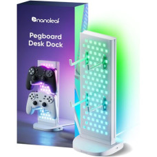 Nanoleaf Pegboard Desk Dock, White , 15 W , RGB