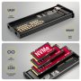 AXAGON USB-C 10Gbps - M.2 NVMe & SATA SSD DISPLAY box , EEM2-SD2B