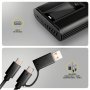 AXAGON USB-C 10Gbps - M.2 NVMe & SATA SSD DISPLAY box , EEM2-SD2B