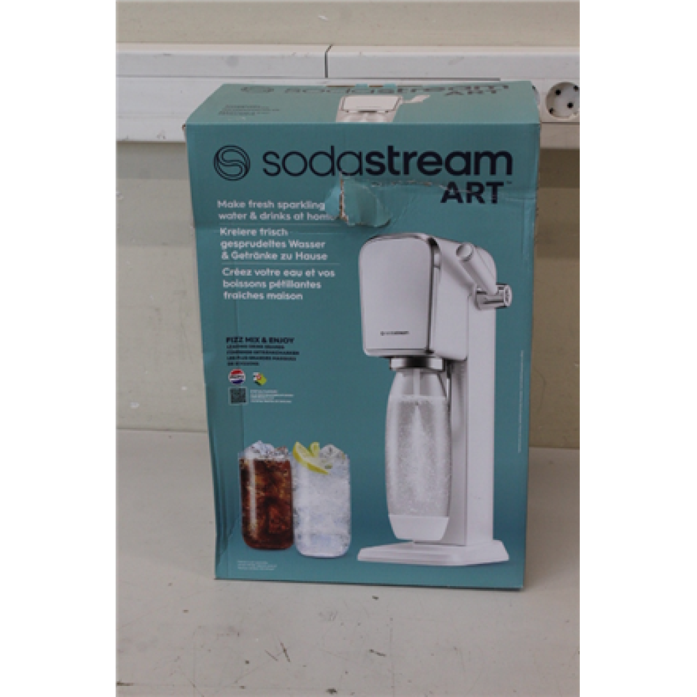 SALE OUT. SodaStream Art Sparkling Water Maker, White , SodaStream Art , Sparkling Water Maker , DAMAGED PACKAGING