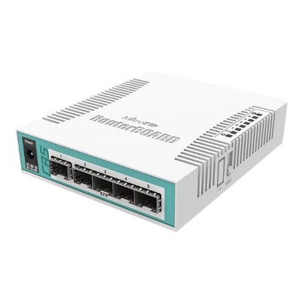 MikroTik , Cloud Router Switch , CRS106-1C-5S , Web Management , Desktop , SFP ports quantity 5