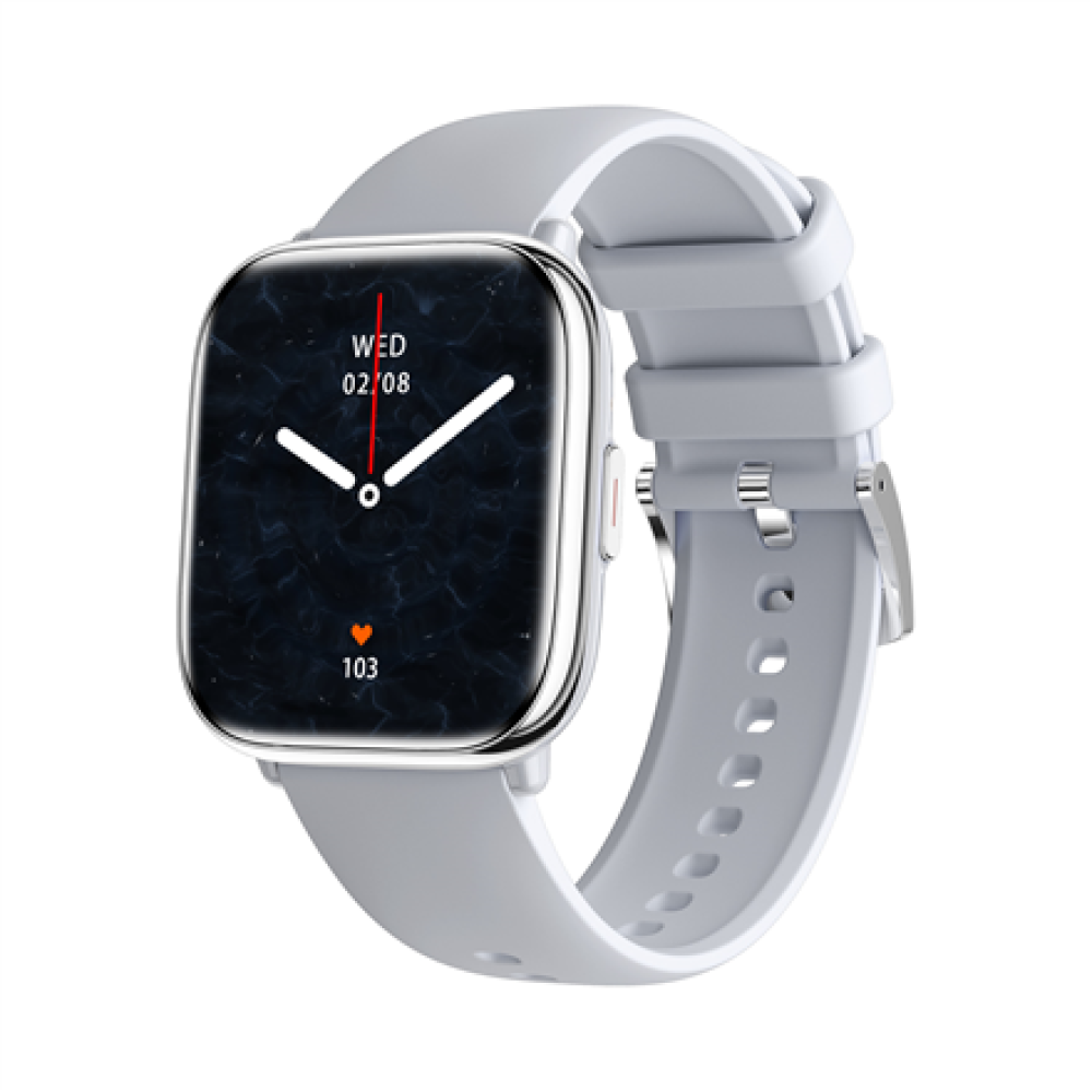 myPhone Watch Pastel , Smart watch , AMOLED , 1.75 , Waterproof , Silver Grey