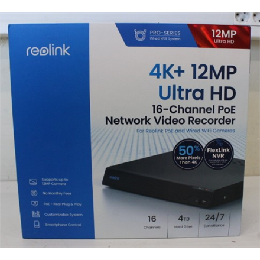 SALE OUT. Reolink NVS16 16-Channel PoE NVR for 24/7 Continuous Recording , Reolink PoE NVR for 24/7 Continuous Recording , NVS16 , 2 , DEMO , 16-Channel