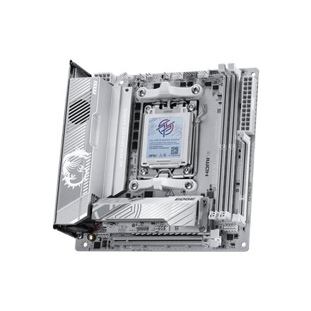 MSI MPG X870I EDGE TI EVO WIFI , Processor family AMD , Processor socket AM5 , DDR5 , Supported hard disk drive interfaces SATA, M.2 , Number of SATA connectors 2