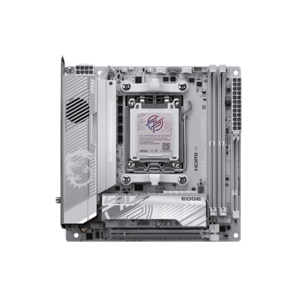 MSI MPG X870I EDGE TI EVO WIFI , Processor family AMD , Processor socket AM5 , DDR5 , Supported hard disk drive interfaces SATA, M.2 , Number of SATA connectors 2