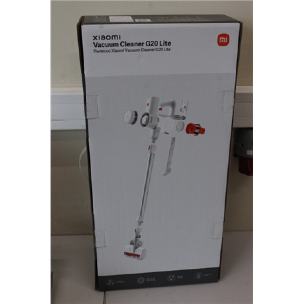 SALE OUT. Xiaomi Vacuum Cleaner G20 Lite EU, White , Xiaomi Vacuum Cleaner , G20 Lite EU , Cordless , 215 W , 22.2 V , White , Warranty 3 month(s) , USED, DIRTY, MISSING: 2 IN 1 BRUSH NOZZLE, POWER ADAPTER AND WALL MOUNT SET