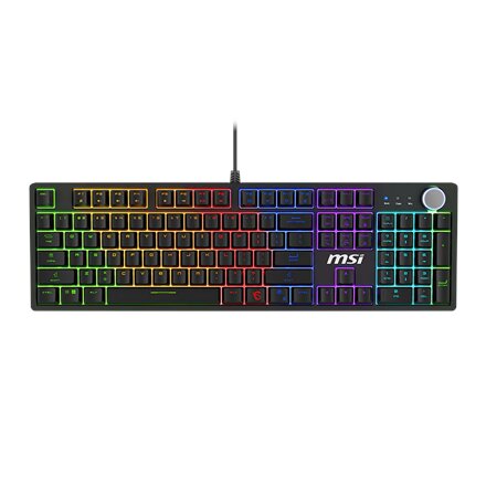 MSI FORGE GK320 RED US , Gaming keyboard , Wired , US , Mechanical RED Switches