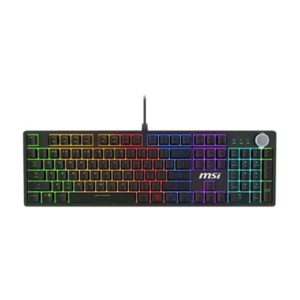 MSI FORGE GK320 RED US , Gaming keyboard , Wired , US , Mechanical RED Switches