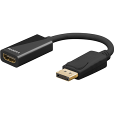 Goobay DisplayPort Male , HDMI Female , DisplayPort/HDMI Adapter Cable , 67881 , 0.1 m