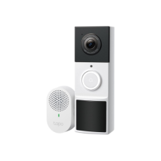 TP-LINK Video Doorbell Camera , Tapo D210 , 3 MP , 1.18mm/F1.8 , IP65 , H.264 , Micro SD, Max. 512