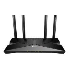TP-LINK AX1800 Dual Band Wi-Fi 6 Router , EX220 , 802.11ax , 10/100/1000 Mbit/s , Ethernet LAN (RJ-45) ports 4 , Mesh Support Yes , MU-MiMO Yes , No mobile broadband , Antenna type External