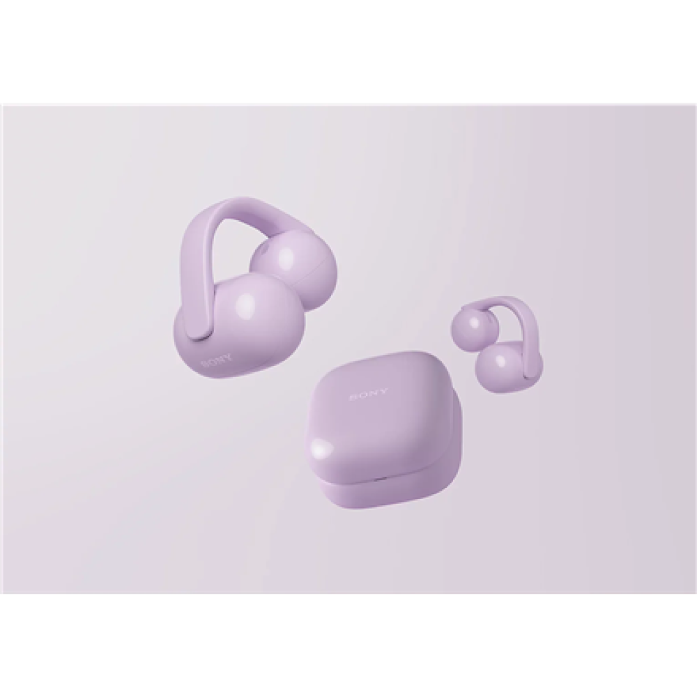 Sony , Earbuds , LinkBuds WF-LC900 Clip , Bluetooth , Open-Ear , Lavender , Wireless