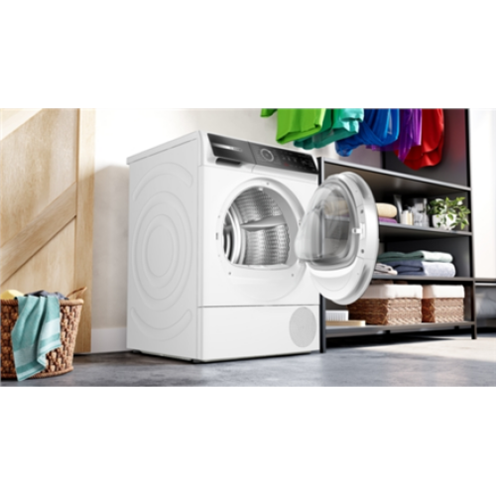 Bosch , Dryer Machine with Heat Pump , WQB245ALSN , Energy efficiency class A+++ , Front loading , 9 kg , Condensation , LED , Depth 61.3 cm , Steam function , White