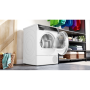 Bosch , Dryer Machine with Heat Pump , WQB245ALSN , Energy efficiency class A+++ , Front loading , 9 kg , Condensation , LED , Depth 61.3 cm , Steam function , White