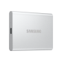 Samsung SSD , T7 Resurrected , 4000 GB , USB 3.2 Gen 2 (10 Gbps) , Silver
