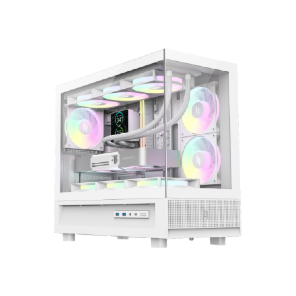 Gamemax Case , NEX C31 WH , MATX/BTF