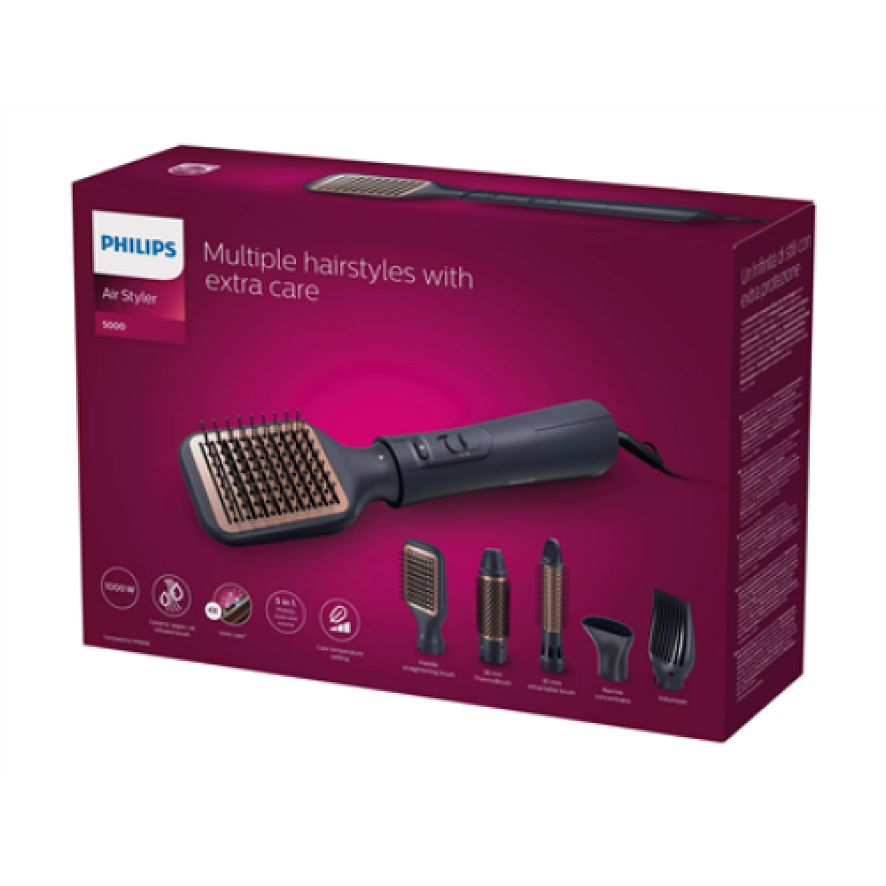 Philips , Hair Styler , BHA530/00 5000 Series , Warranty 24 month(s) , Ion conditioning , Number of heating levels 3 , 1000 W , Black