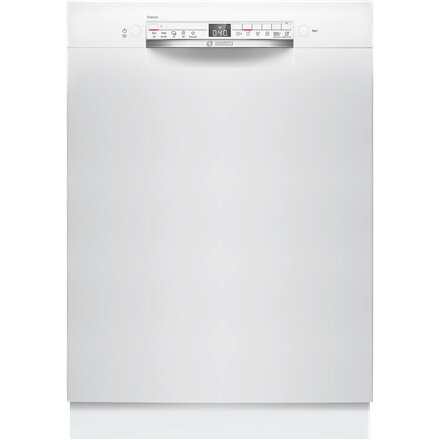 Bosch Dishwasher , SMU2HTW08E , Built-in , Width 60 cm , Number of place settings 13 , Number of programs 5 , Energy efficiency class C , Display , AquaStop function , White