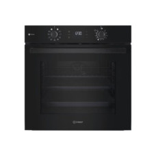 INDESIT Oven , IO K58HS B , 71 L , Electric , Hydrolytic , Electronic , Convection , Height 59.5 cm , Width 59.5 cm , Black