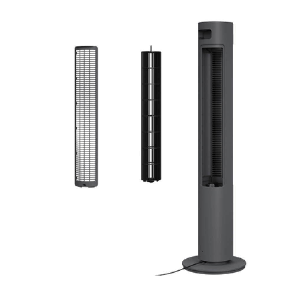 Duux , Fan , Elevate , Smart Tower Fan , 4.5-40 W , Number of speeds 12 , Oscillation , Remote control , Grey