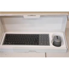 SALE OUT. Dell Keyboard and Mouse KM7321W Premier Multi-Device Wireless US International , Dell , Premier Multi-Device Keyboard and Mouse , KM7321W , Keyboard and Mouse Set , Wireless , Batteries included , US , REFURBISHED , Titan grey , Wireless connect