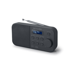 Muse , Alarm function , M-109DB , Portable radio , Black