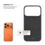 Fixed MagVelar , Back cover , Apple , iPhone 17 Pro , Aramid , Black , MagSafe Support