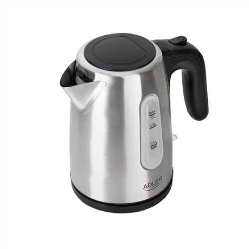 Adler , Kettle , AD 1273 , Standard , 1200 W , 1 L , Stainless steel , 360° rotational base , Stainless steel