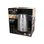 Adler , Kettle , AD 1273 , Standard , 1200 W , 1 L , Stainless steel , 360° rotational base , Stainless steel