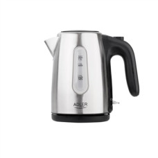 Adler , Kettle , AD 1273 , Standard , 1200 W , 1 L , Stainless steel , 360° rotational base , Stainless steel