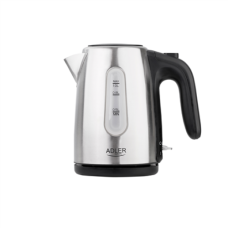 Adler , Kettle , AD 1273 , Standard , 1200 W , 1 L , Stainless steel , 360° rotational base , Stainless steel