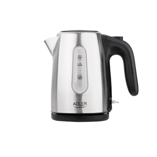 Adler , Kettle , AD 1273 , Standard , 1200 W , 1 L , Stainless steel , 360° rotational base , Stainless steel