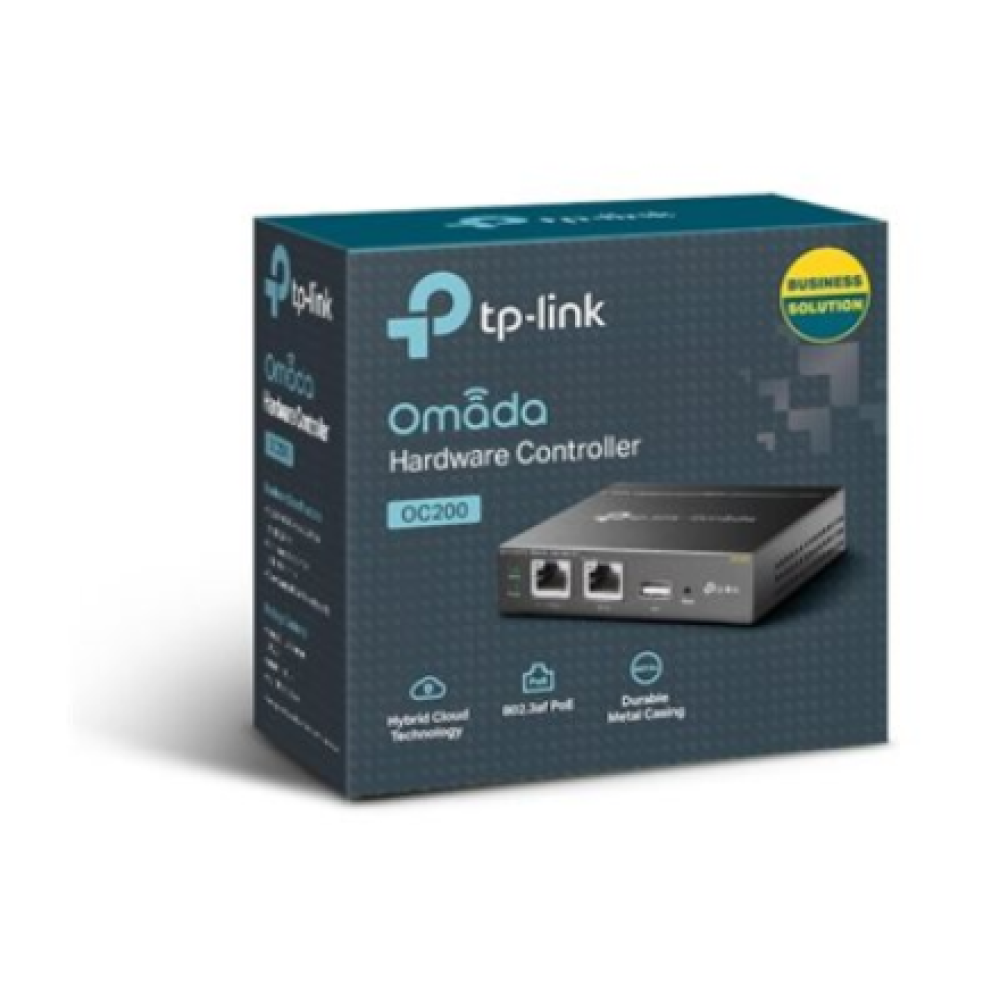 TP-LINK , Omada Hardware Controller , OC200 , 10/100 Mbit/s , Ethernet LAN (RJ-45) ports 2 , MU-MiMO No , PoE in