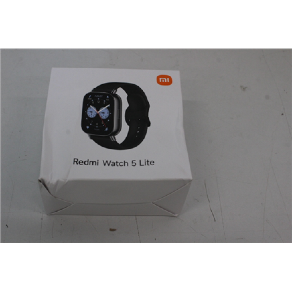 Redmi Watch 5 Lite , GPS (satellite) , AMOLED , 1.96” , DAMAGED PACKAGING , Black