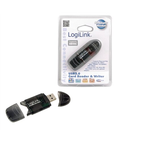 Logilink , Cardreader USB 2.0 Stick external for MMC, RS-MMC, SD and SD HC