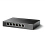 TP-LINK , Switch , TL-SF1006P , Unmanaged , Desktop , 10/100 Mbps (RJ-45) ports quantity 6 , PoE+ ports quantity 4 , Power supply type External