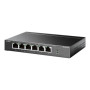 TP-LINK , Switch , TL-SF1006P , Unmanaged , Desktop , 10/100 Mbps (RJ-45) ports quantity 6 , PoE+ ports quantity 4 , Power supply type External