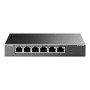 TP-LINK , Switch , TL-SF1006P , Unmanaged , Desktop , 10/100 Mbps (RJ-45) ports quantity 6 , PoE+ ports quantity 4 , Power supply type External
