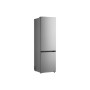 LG Refrigerator , GBBS312CPY , Energy efficiency class C , Free standing , Height 186 cm , Combi , No Frost system , Fridge net capacity 220 L , Freezer net capacity 113 L , Display , 34 dB , Prime Silver