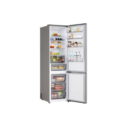 LG Refrigerator , GBBS312CPY , Energy efficiency class C , Free standing , Height 186 cm , Combi , No Frost system , Fridge net capacity 220 L , Freezer net capacity 113 L , Display , 34 dB , Prime Silver