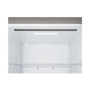 LG Refrigerator , GBBS312CPY , Energy efficiency class C , Free standing , Height 186 cm , Combi , No Frost system , Fridge net capacity 220 L , Freezer net capacity 113 L , Display , 34 dB , Prime Silver