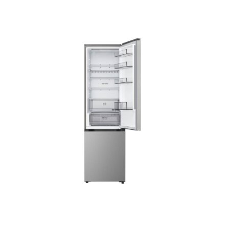 LG Refrigerator , GBBS312CPY , Energy efficiency class C , Free standing , Height 186 cm , Combi , No Frost system , Fridge net capacity 220 L , Freezer net capacity 113 L , Display , 34 dB , Prime Silver