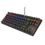 Genesis THOR 303 , Mechanical Gaming Keyboard , Wired , US , Black , USB Type-A , Outemu Peach Silent