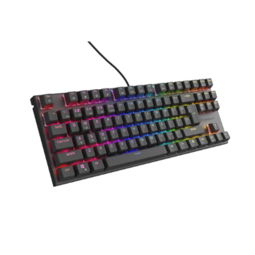 Genesis , THOR 303 , Mechanical Gaming Keyboard , Wired , US , Black , USB-A , Outemu Peach Silent