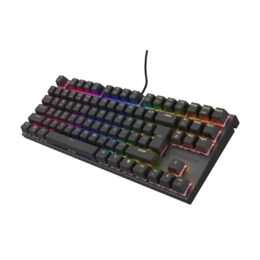 Genesis , THOR 303 , Mechanical Gaming Keyboard , Wired , US , Black , USB-A , Outemu Peach Silent