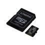 Kingston , Canvas Select Plus , UHS-I , 256 GB , MicroSDXC , Flash memory class 10 , SD Adapter