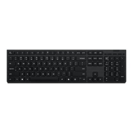 Lenovo Professional Wireless Rechargeable Keyboard AI , Keyboard , Wireless , Bluetooth , Estonian , Grey